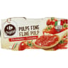 Carrefour original pulpe fine de tomates 2x200g