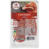 Carrefour Extra chorizo fort 20 tranches 100g