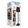 Lampe ambiance sans fil tactile multicouleurs aluminium