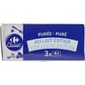 Carrefour classic' purée au lait entier 3 sachets de 125g