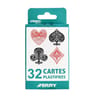 Jeu de 32 cartes plastifiées