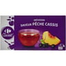 Carrefour classic' infusion saveur pêche cassis 25 sachets x1.42g