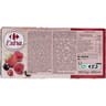 Carrefour extra dessert glacé vanille fruits rouges 365g