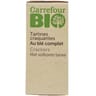 Carrefour bio tartines au blé complet bio 150g