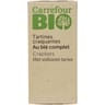 Carrefour bio tartines au blé complet bio 150g