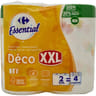 Carrefour essential essuie-tout décoré xxl 2 rouleaux