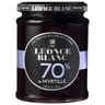 Leonce blanc confiture myrtilles 70% 320g