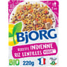 Bjorg riz lentilles à l'indienne bio doypack 220g