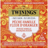Twinings infusion ayurveda pêche-vanille fleur d'oranger 20 sachets 30g