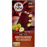 Carrefour extra chocolat noir noisettes entières tablette 200g