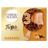 Ferrero Rocher 3 bâtonnets glace noisette sauce caramel 138g