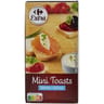Carrefour extra mini toasts nature - 75g