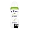 Dove déodorant 0% zinc protect original compressé atomiseur 100ml