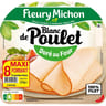 Fleury Michon blanc de poulet doré au four 8 tranches fines 240g
