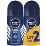 Nivea déodorant bille homme cool kick 2x50ml