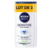 Nivea men sensitive peau sensible gel douche 2x250ml