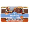 La Fermière mousse au chocolat sur lit de noisettes pralinées 2x87g