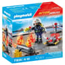 71826 Pompier pompe à eau & réservoir enflammé