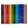 Carrefour feutre pointe moyenne x18