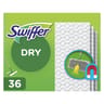Swiffer balai attrape-poussière recharges lingettes sèches pour sols x36