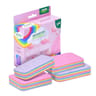 Liseré vert éponges rainbow x4