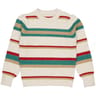 Pull manches longues femme ECRU RAYE 50\52