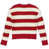Pull manches longues femme ECRU/PIMENT MELANGE/GOLD 50\52