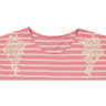 Tee shirt manches courtes femme OFF WHITE/ROSE PINK T38\40
