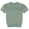 Pull manches courtes femme VERT EMERAUDE 50\52