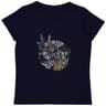 Tee shirt manches courtes femme NAVY T50/52