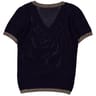 Pull manches courtes femme MARINE T50/52