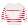Pull manches longues femme ECRU/NOIR T50\52