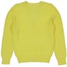 Gilet manches longues femme JAUNE MELANGE T38\40