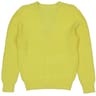 Gilet manches longues femme JAUNE MELANGE T50\52