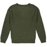 Pull manches longues KAKI MELANGE T38/40