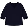 Tee shirt manches 3/4 femme MARINE 50\52