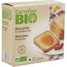Carrefour bio 2 sachets de 18 biscottes complètes bio 300g