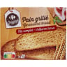 Carrefour original pain grillé blé complet 500g