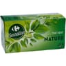 Carrefour sensation thé vert nature 25 sachets de 1.4g