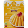Carrefour classic flan entremets saveur vanille 4 sachets 192g