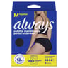 Always culotte menstruelle lavable m hipster noir flux modere a ab