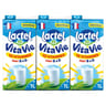 Lactel lait vitaminé 1,0% mg vita'vie uht brique 6x1l