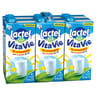 Lactel lait vitaminé 1,0% mg vita'vie uht brique 6x1l