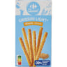 Carrefour classic' biscuits apéritifs flûtes sésame 125g