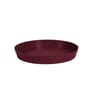 Soucoupe toscane diam 28 cm - bourgogne