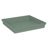 Soucoupe carree toscane 40 cm - vert laurier