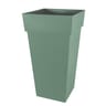 Pot carre xxl toscane dim. 44 x 44 x 80,5 cm 98l- vert laurier