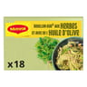 Maggi bouillon kub herbes et huile d'olive x18 - 180g