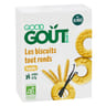 Good goût biscuits tout ronds à la vanille bio 80g