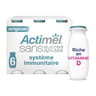 Actimel à boire nature sans sucre ajouté 6x100g